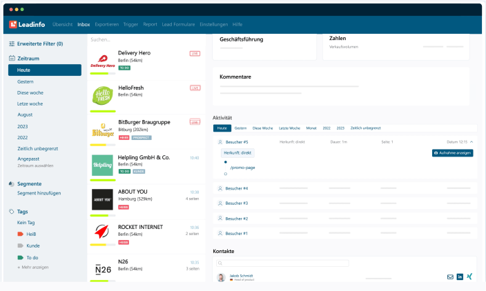 Leadinfo Backend